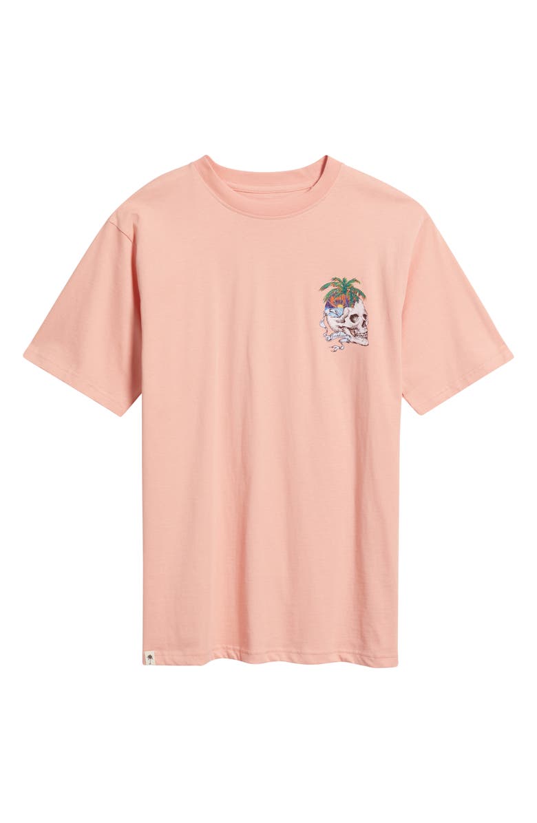 Boardies Peach Paradise Cotton Graphic T-Shirt, Alternate, color, Peach
