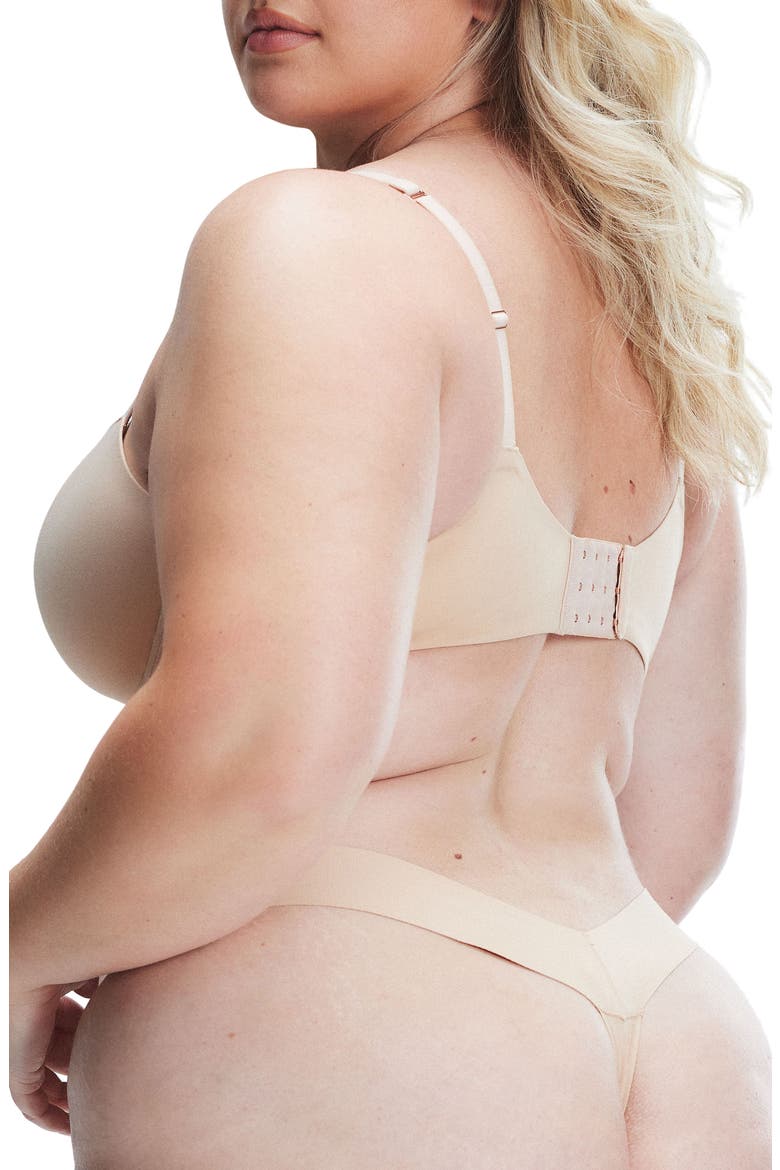 Soft N' Savage Padded Demi Bra, Alternate, color, HONEY NUDE