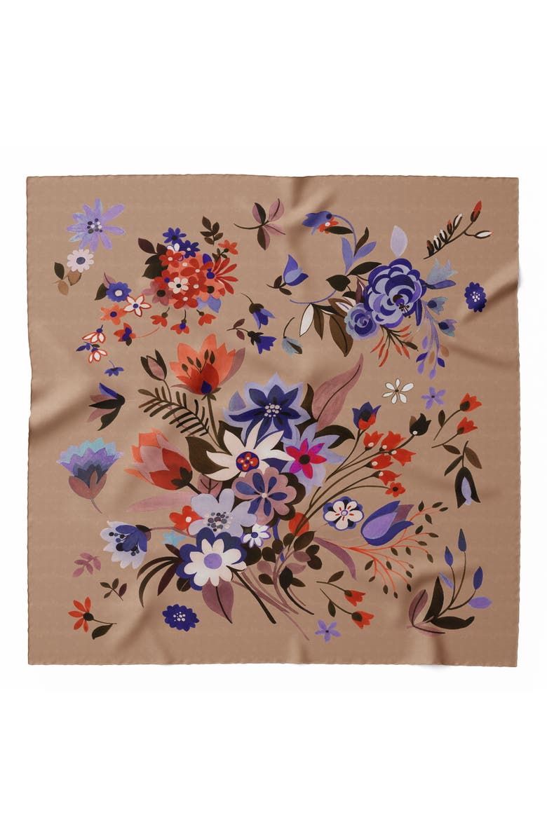 Elizabetta Rita - Wool Scarf, Main, color, Beige