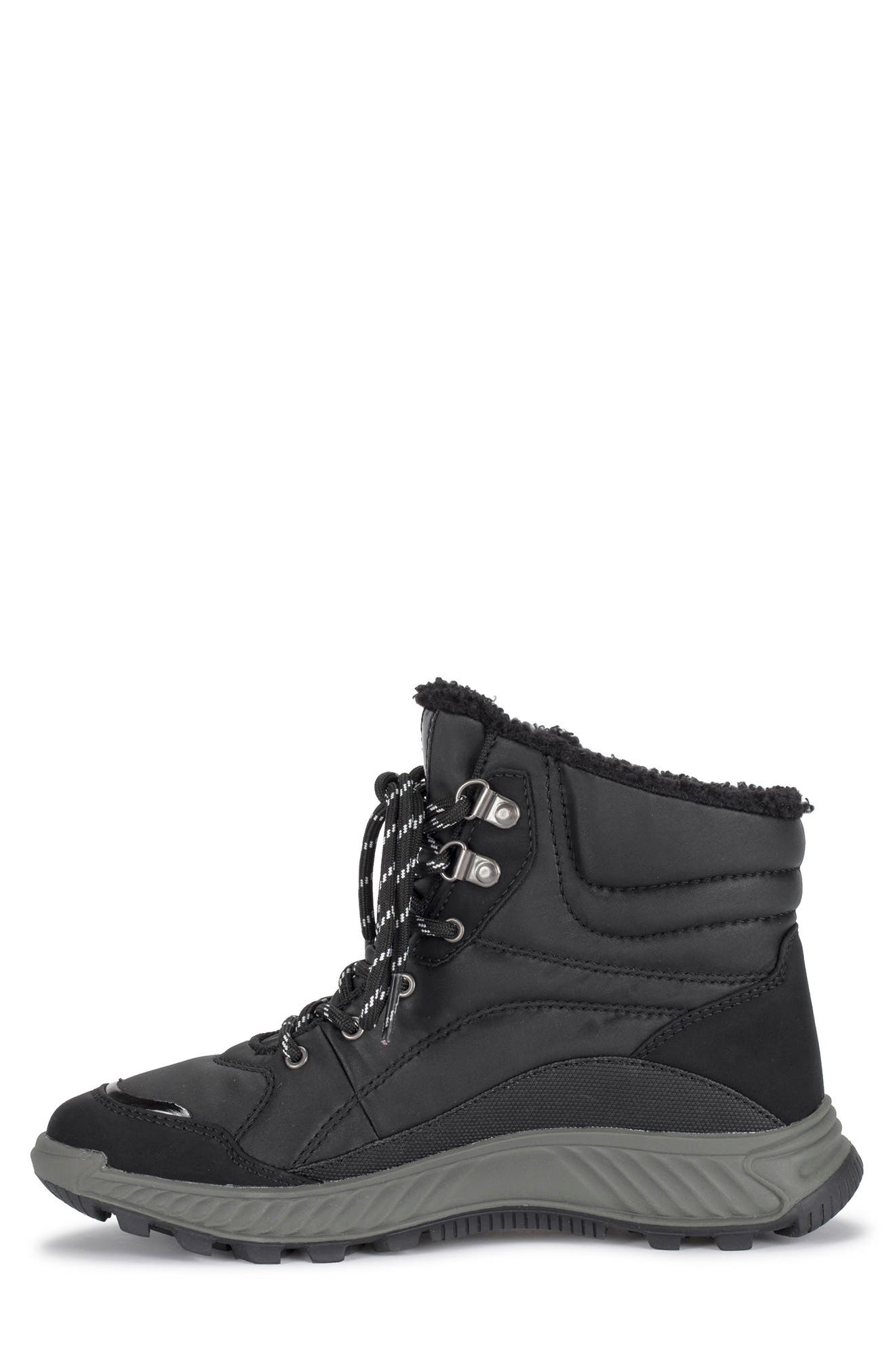 BARETRAPS Maine Waterproof Faux Fur Lining Sporty Boot, Alternate, color, Black