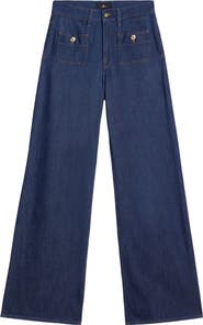 Seven Lotta Tailorless High Waist Wide Leg Jeans