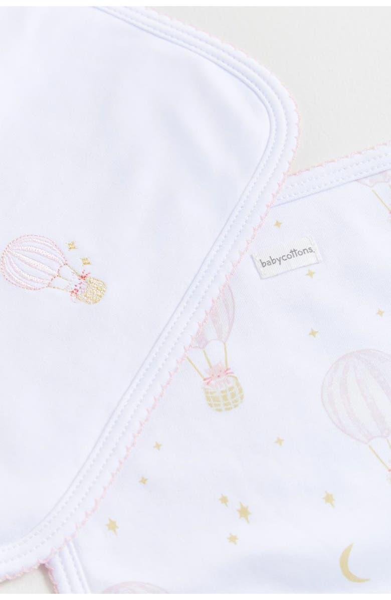 Babycottons Premium Peruvian Pima Cotton Robin Burps 2-Pack For Infant, Alternate, color,