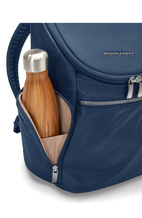 Briggs & Riley Rhapsody U-zip Backpack In Navy