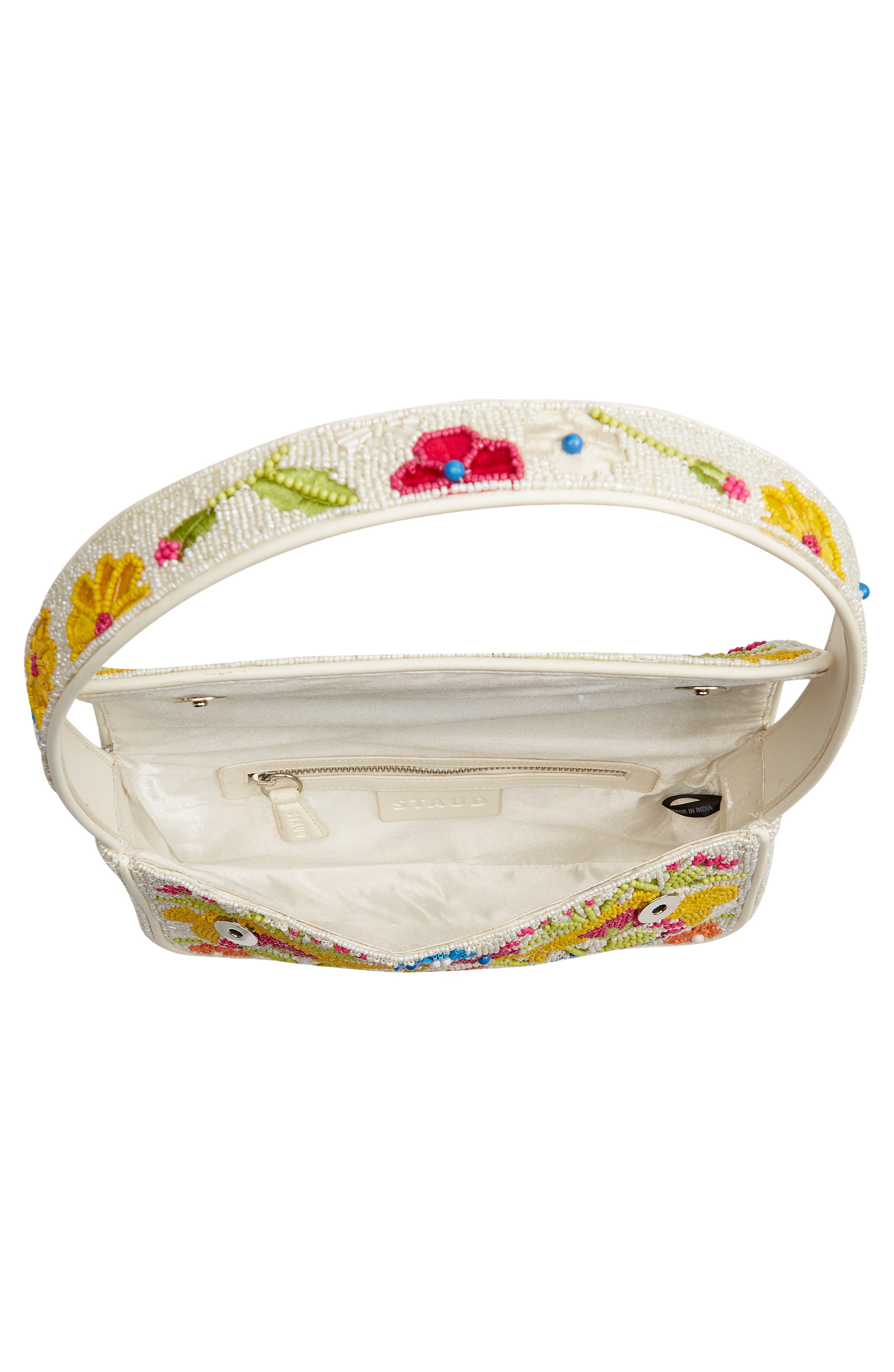 STAUD Tommy Beaded Shoulder Bag, Alternate, color, 