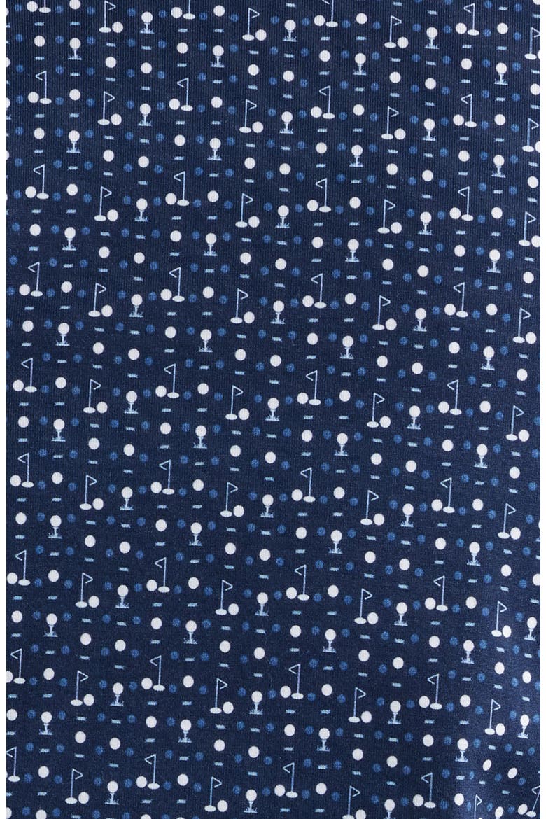 James OoohCotton® Golf Print Button-Up Shirt, Alternate, color, NAVY