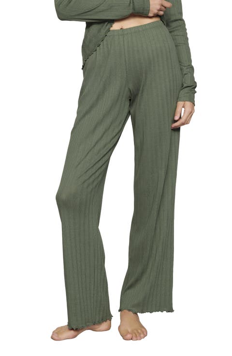 Pointelle Rib Pajama Pants