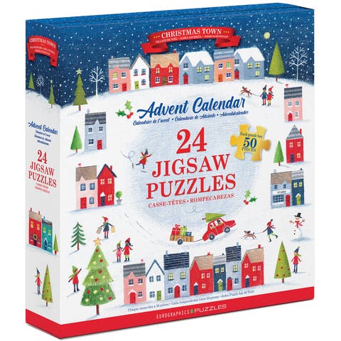 Puzzle Advent Calendar Christmas Town