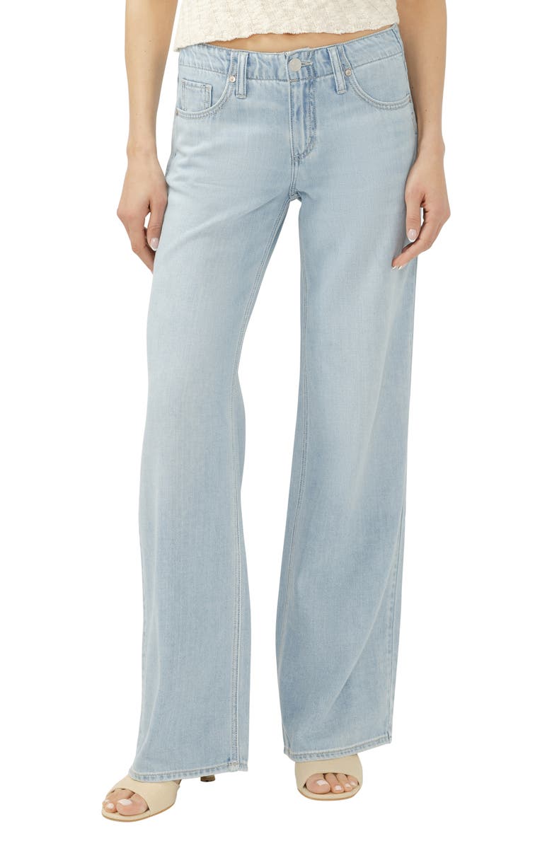 Silver Jeans Co. Suki Wide Leg Jeans, Main, color, 