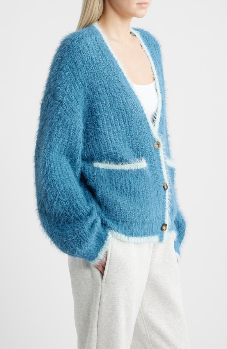 Rip Curl Shore Break Cardigan, Alternate, color, Deep Teal
