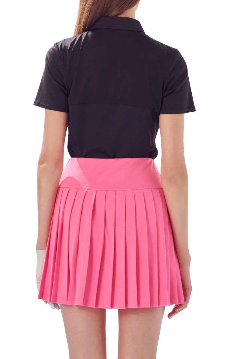 English Factory Stretch Polo, Alternate, color, Black