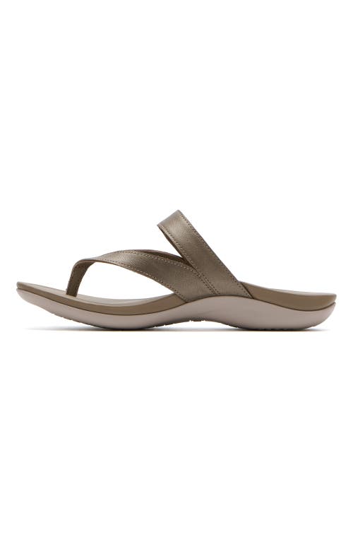 Abeo Oasis Thong Sandal In Fossil - Regular