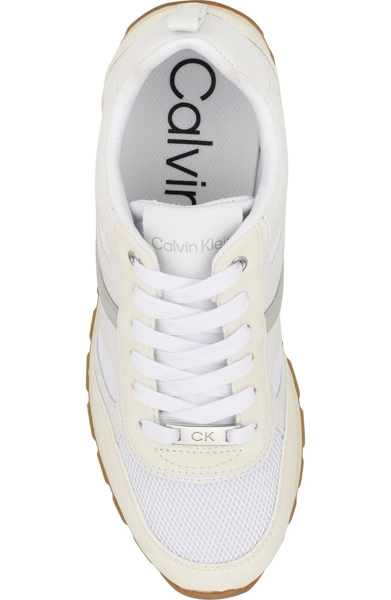 Calvin Klein Carlla Sneaker, Alternate, color, White