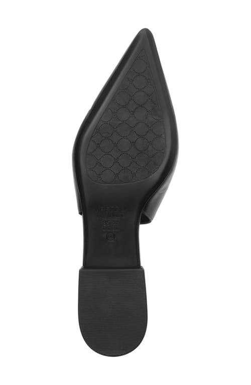 Arezzo Farrah Slingback Pointed Toe Flat In Black