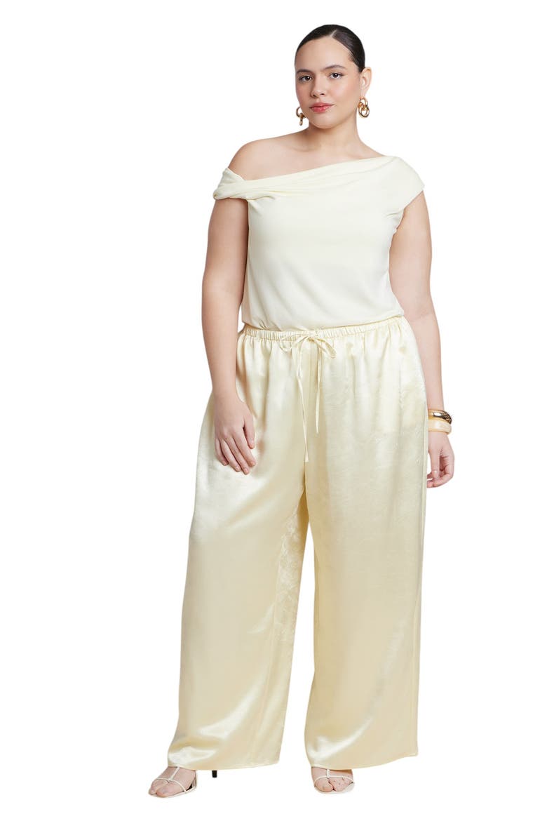 Asym Twist Sleeve Top, Alternate, color, SUNLIGHT