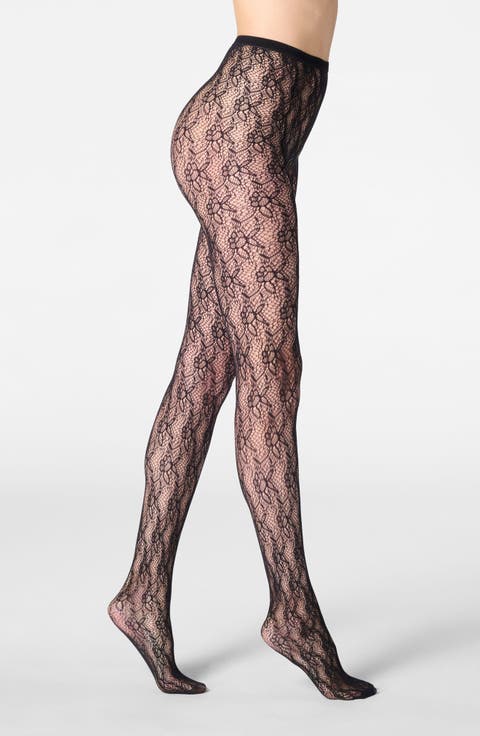 Rosy Net Tights