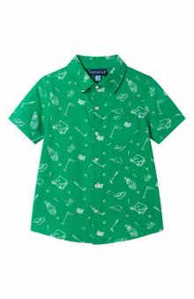 Andy & Evan Kids' Short Sleeve Button-Up Shirt