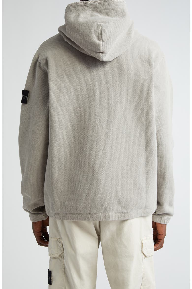 Felpa Half Zip Hoodie, Alternate, color, DUST