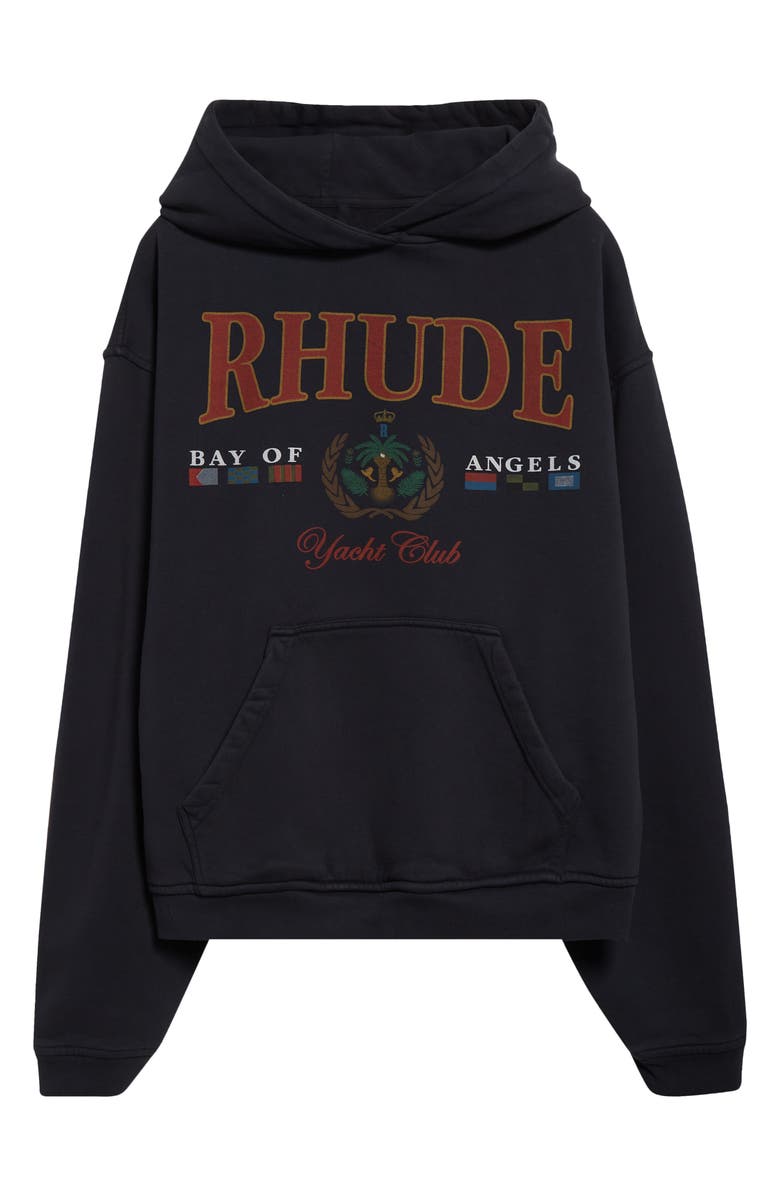 Rhude Bay of Angels Yacht Graphic Hoodie, Alternate, color, 
