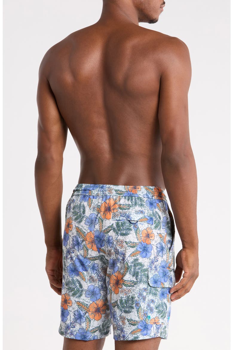Baja Al Fresco Blooms Swim Trunks, Alternate, color, 22529-WISTERIA BLOOM