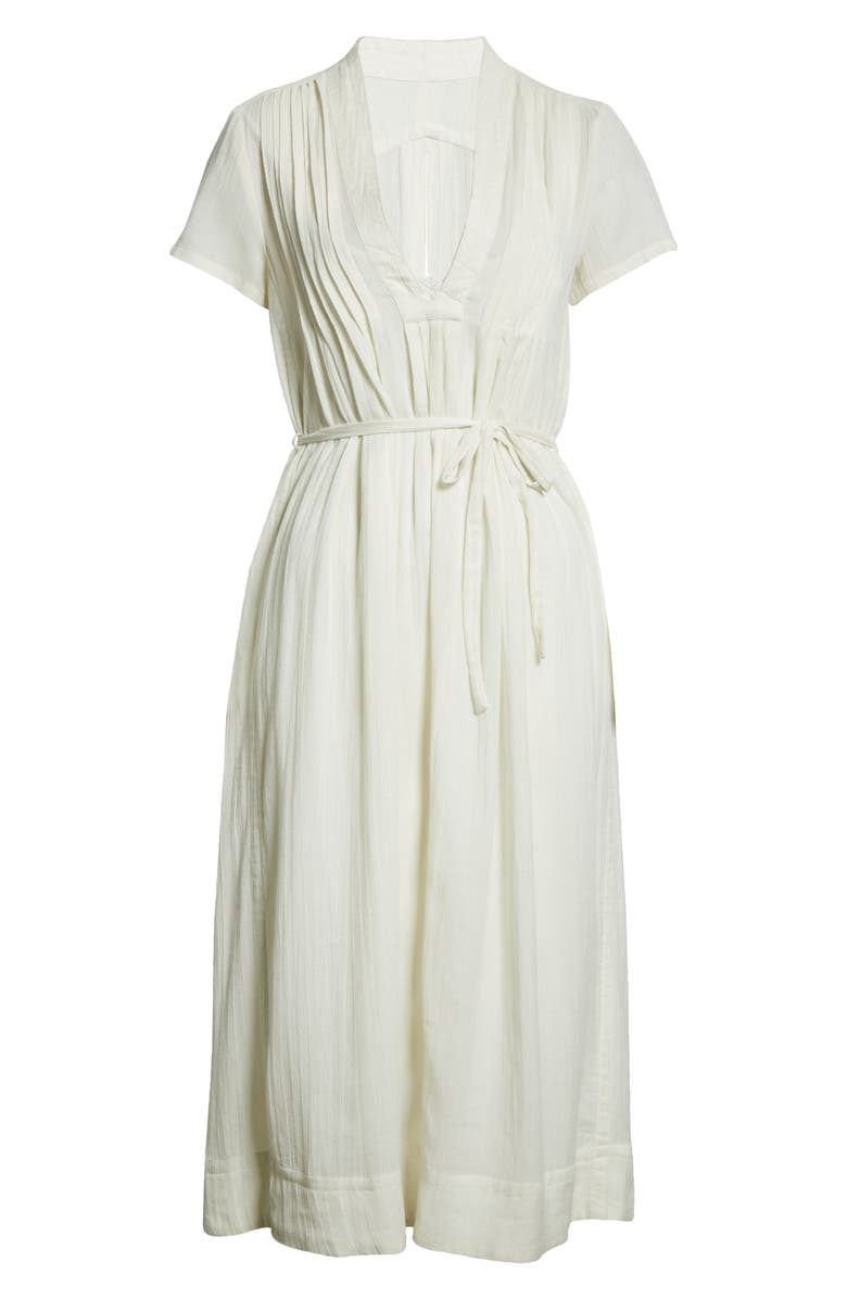 rag & bone Sachi Short Sleeve Midi Dress, Alternate, color, 