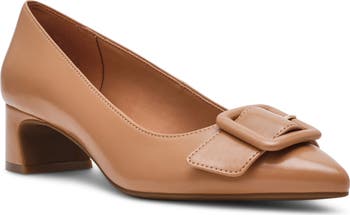 Anne Klein Senara Buckle Pointed Toe Pump (Women) | Nordstrom