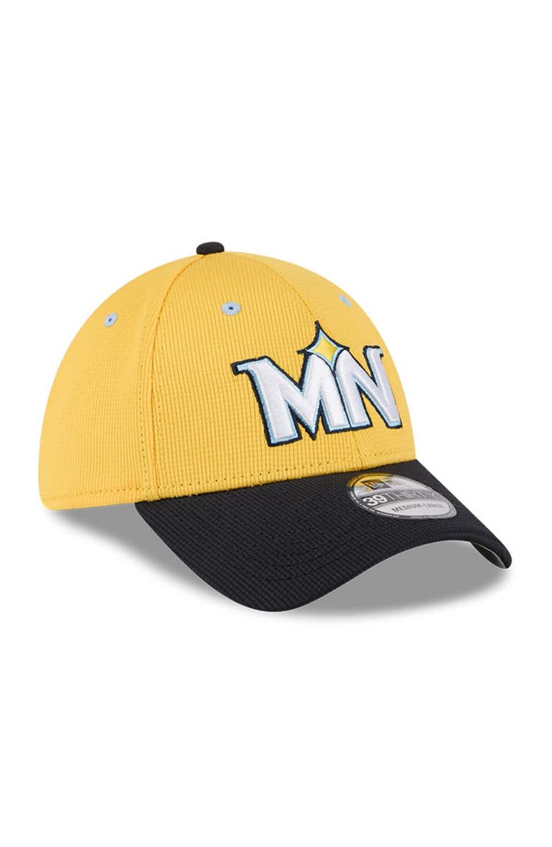 New Era Men's New Era Yellow/Black Minnesota Twins City Connect Batting Practice 39THIRTY Flex Hat, Alternate, color, Yellow