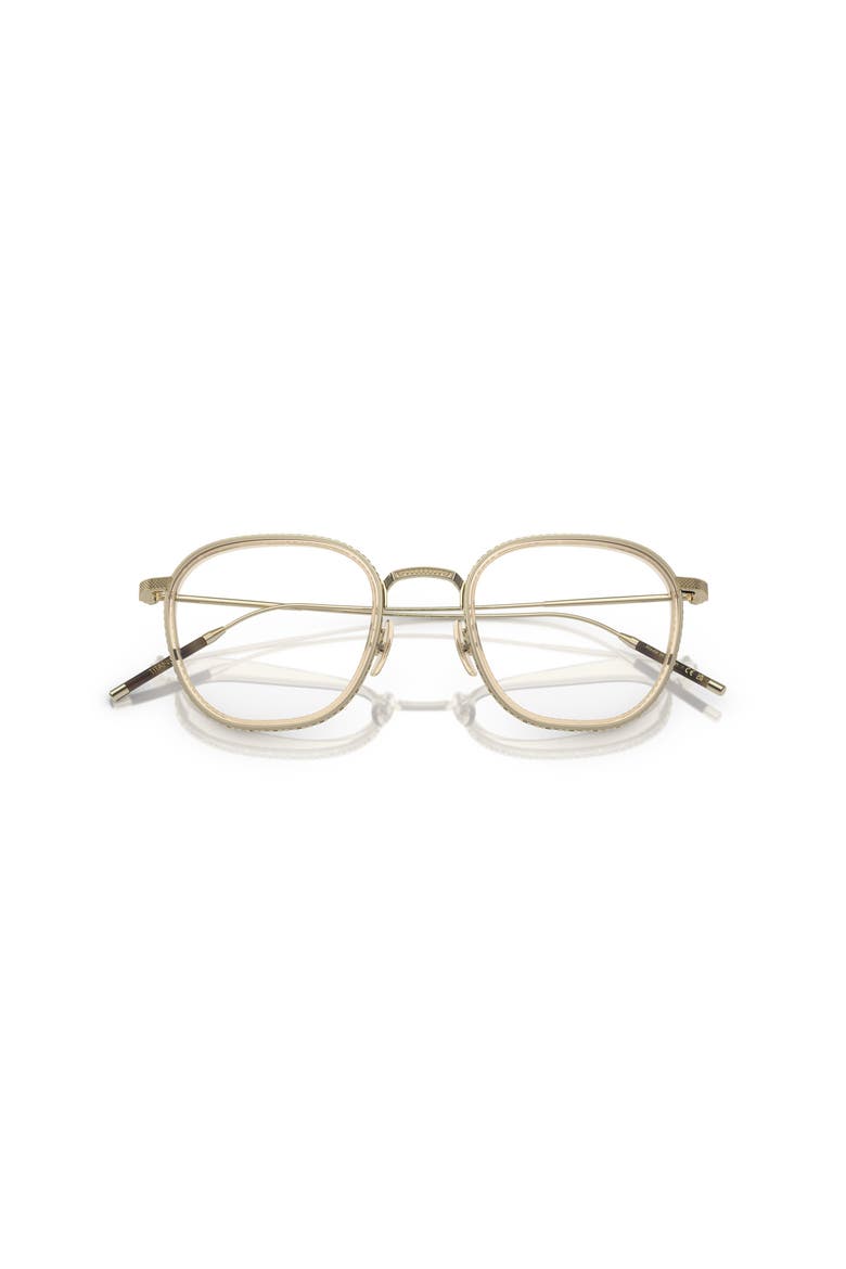 48mm Rectangle optical glasses, Alternate, color, Gold