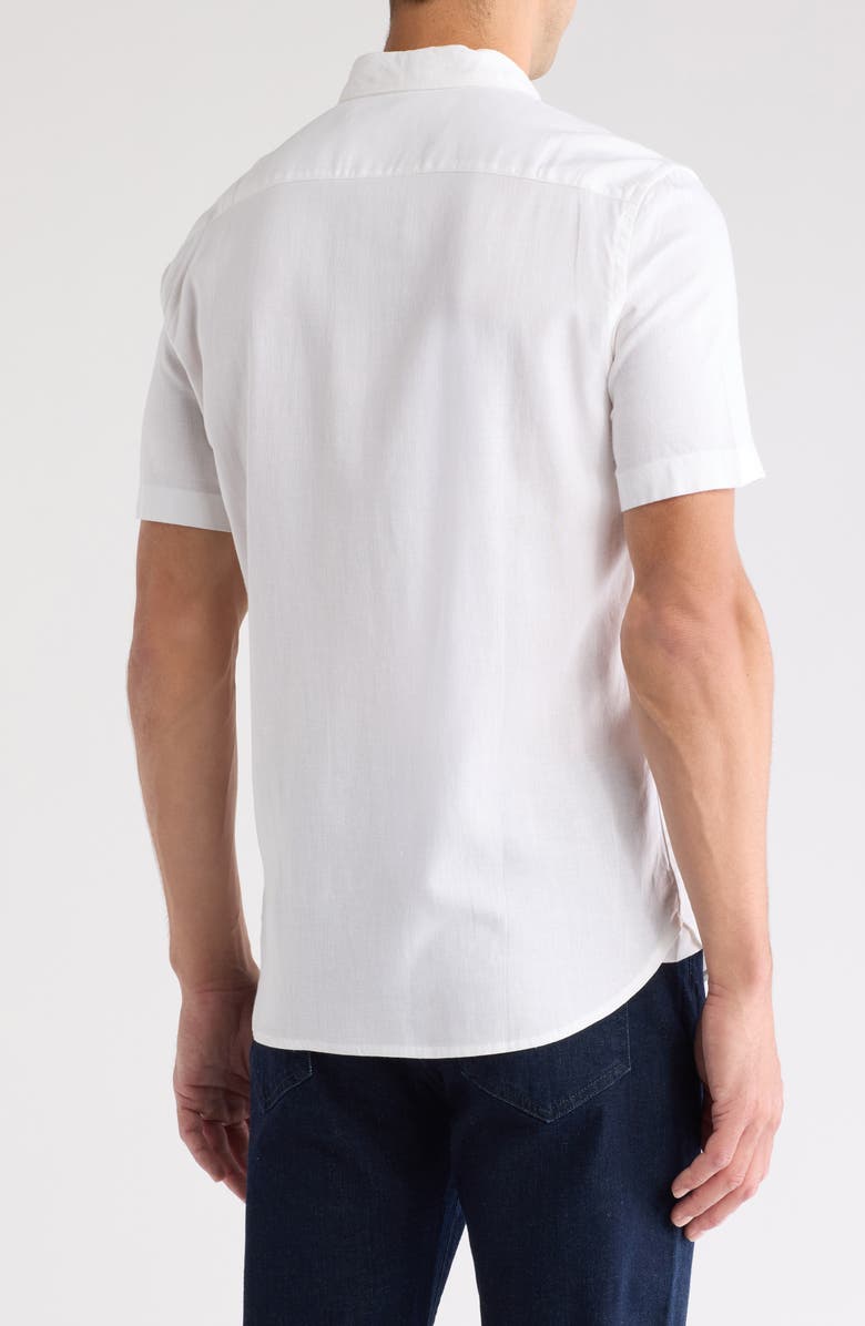 French Connection Short Sleeve Button-Up Shirt, Alternate, color, 