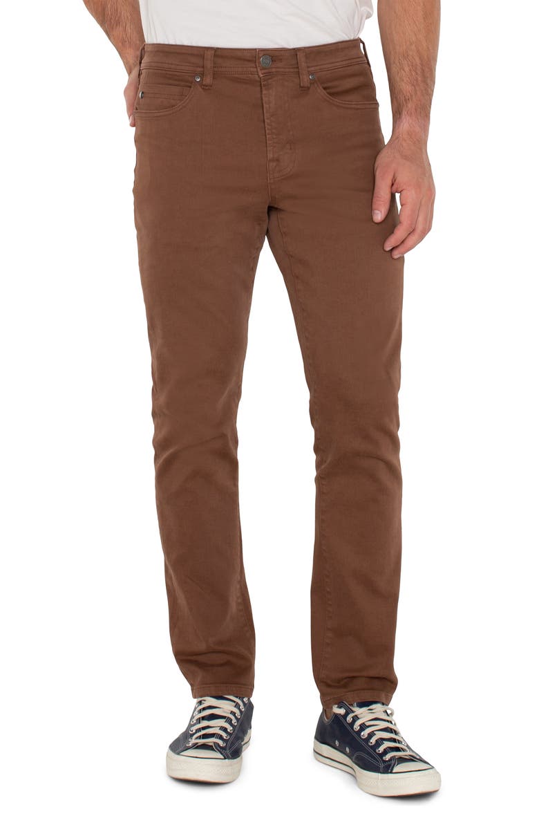 Liverpool Los Angeles Kingston Modern Straight Leg Jeans, Alternate, color, Nutmeg