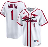 Nike Men's Nike Ozzie Smith White St. Louis Cardinals Throwback Cooperstown Collection Limited Jersey
