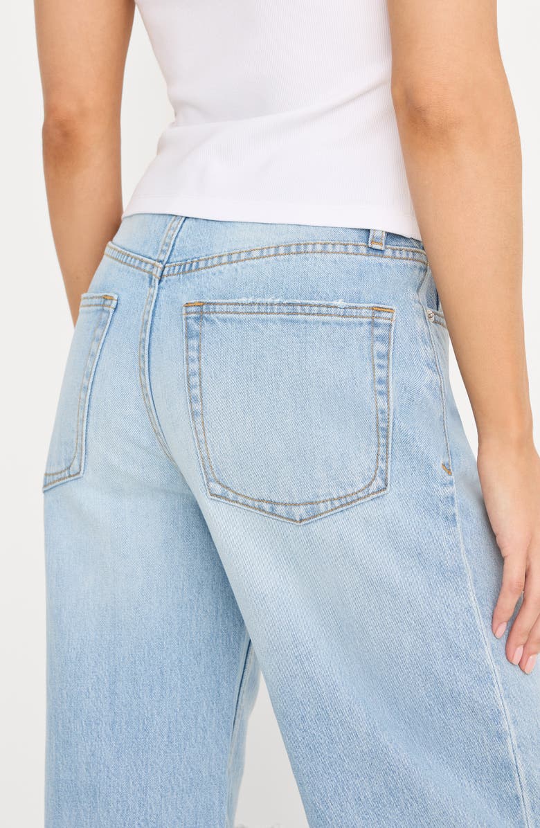 Good American Wide Leg Jeans, Alternate, color, Indigo1298