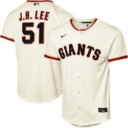 Nike Youth Nike Jung Hoo Lee Cream San Francisco Giants Home Replica Player Jersey
