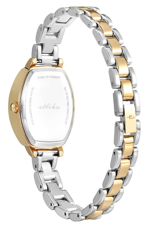 Ettika Classic Triple Link Watch In Metallic