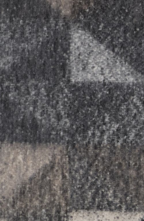 Vince Camuto Geometric Brushed Scarf In Multi