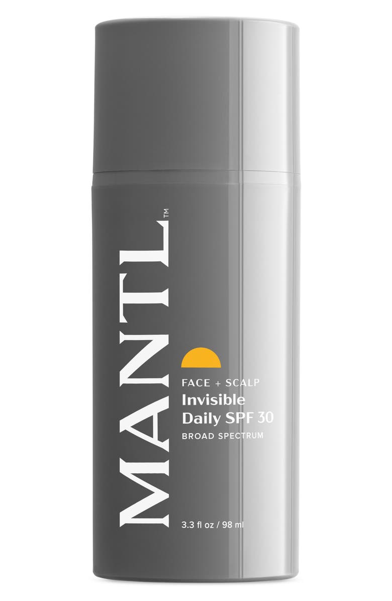MANTL Face + Scalp Invisible Daily SPF 30 Broad Spectrum, Main, color,