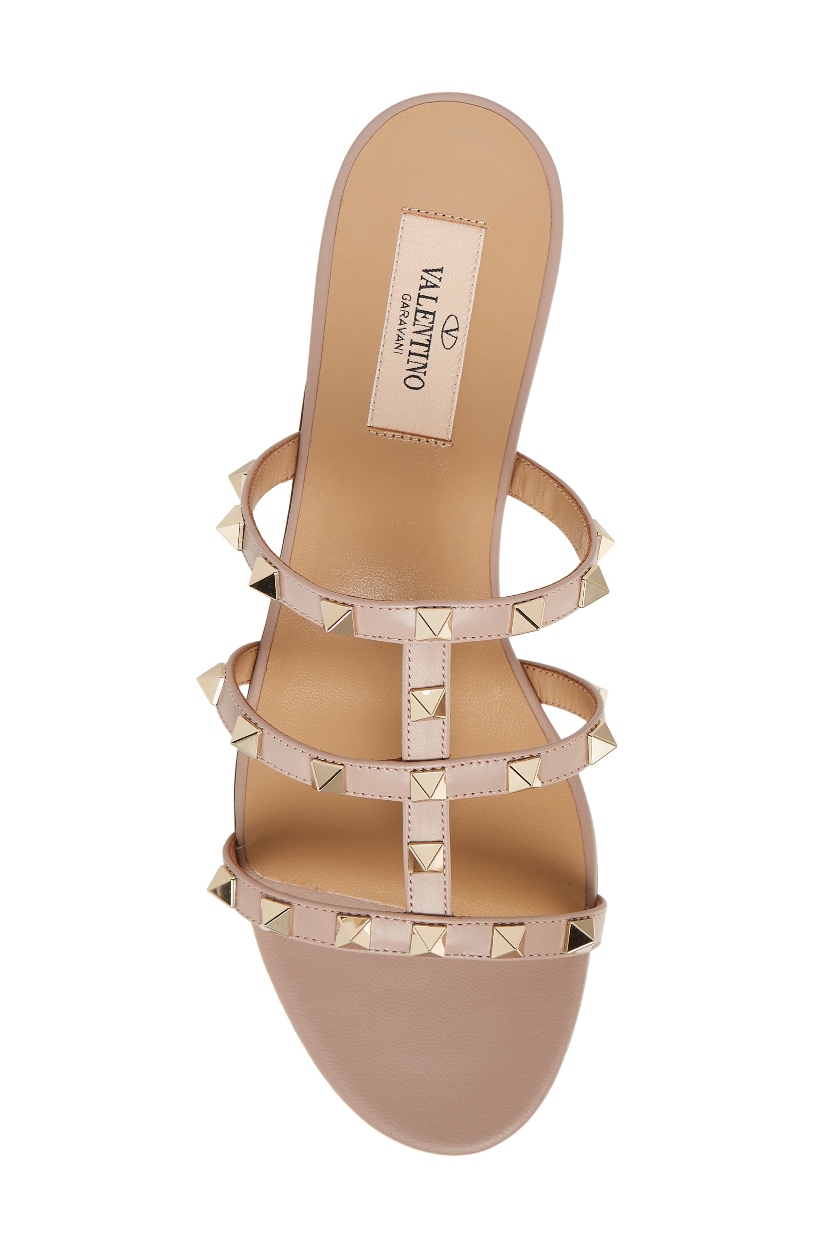 Rockstud Slide Sandal, Alternate, color, P45 POUDRE