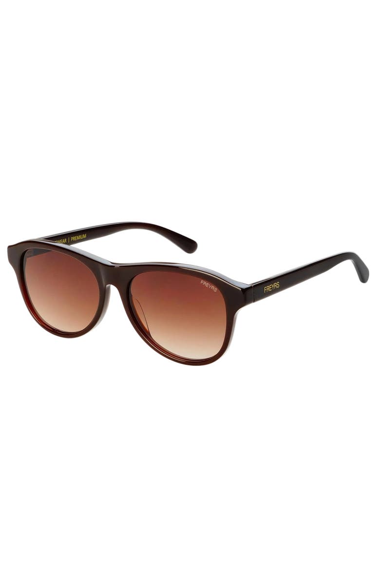 Remi Unisex Sunglasses, Alternate, color, Chocolate Brown