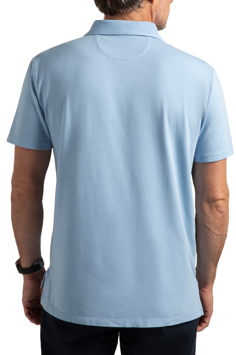 Pinehurst Classic Fit Cotton Blend Golf Polo, Alternate, color, BLUE JAY
