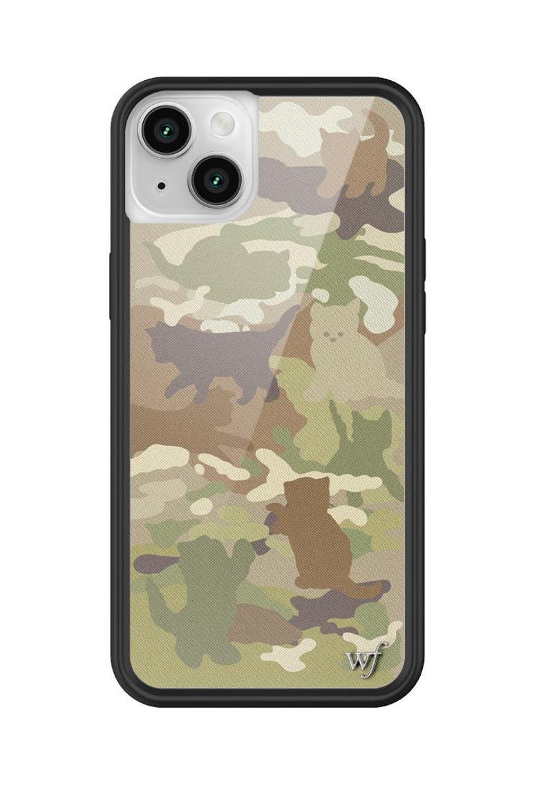 Cat Camo iPhone Case, Alternate, color, Camo