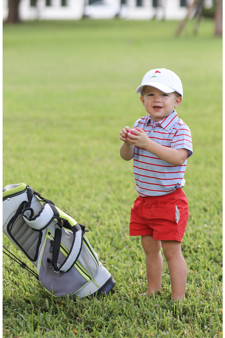 Golf Flag Baseball Hat, Alternate, color, White
