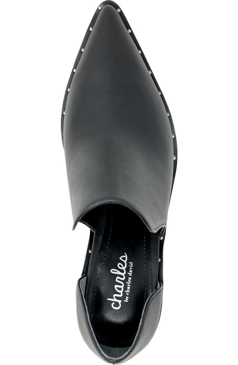 Charles by Charles David Parson Studded Pointed Toe Bootie, Alternate, color,