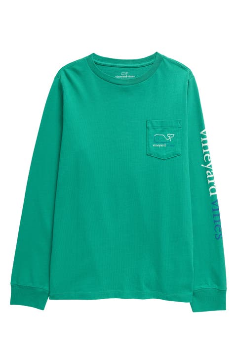 Kids' Burgee Pocket Long Sleeve Graphic T-Shirt (Toddler, Little Kid & Big Kid)