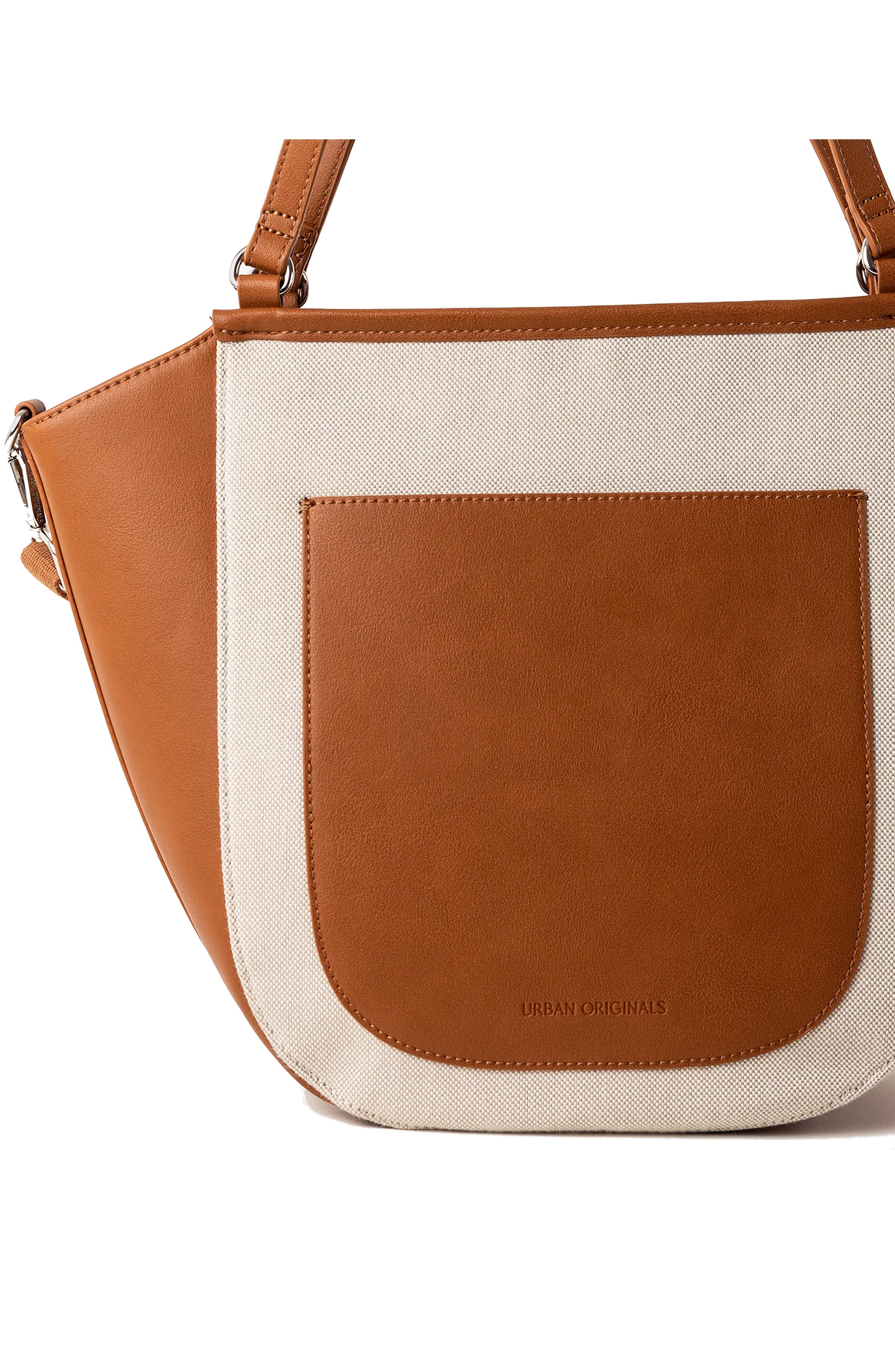 Harland Two Tone Tote Bag, Alternate, color, TAN