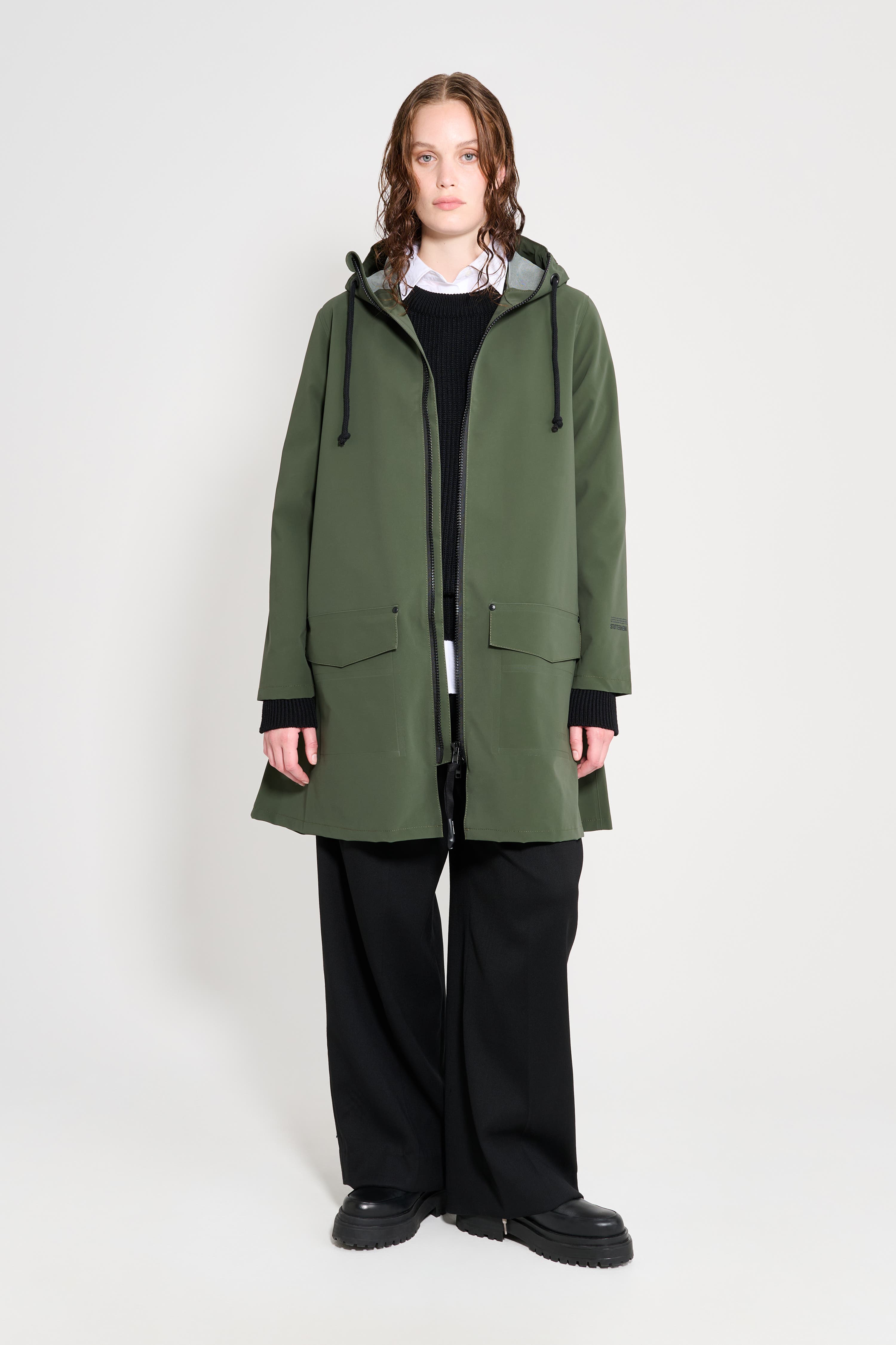 Mosebacke Patch Matte Raincoat - image 5