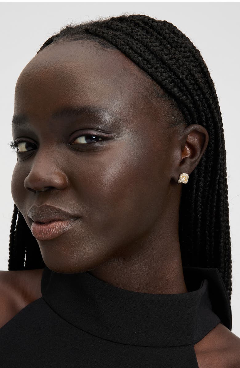 Kate Spade New York pavé stud earrings, Alternate, color, 