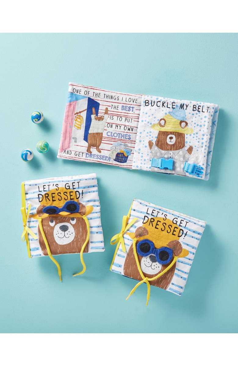 Mud Pie Let's Get Dressed Learning Book, Alternate, color, 