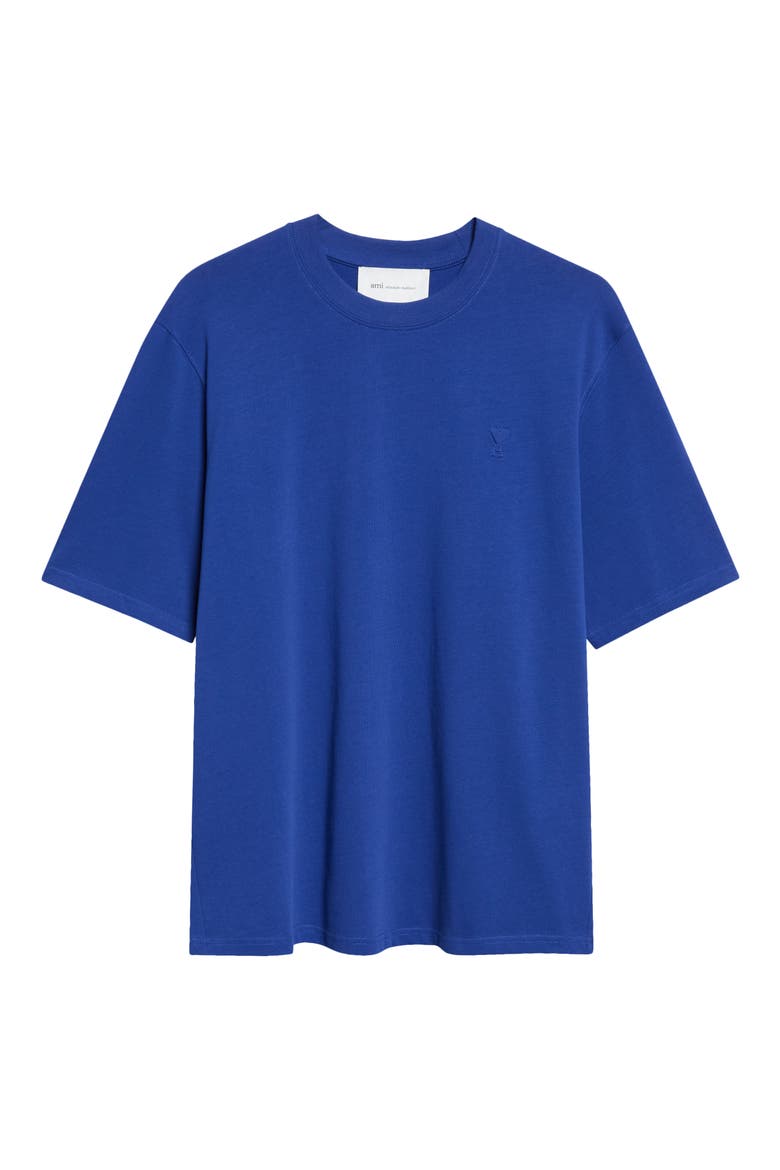 Ami de Coeur Cotton T-Shirt, Alternate, color, BLEU ROI