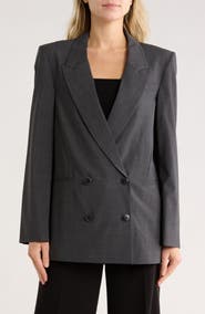TWP Tabitha Double Breasted Wool Blend Blazer