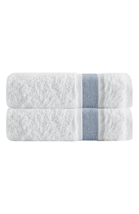 Unique 2-Piece Turkish Cotton Bath Towels