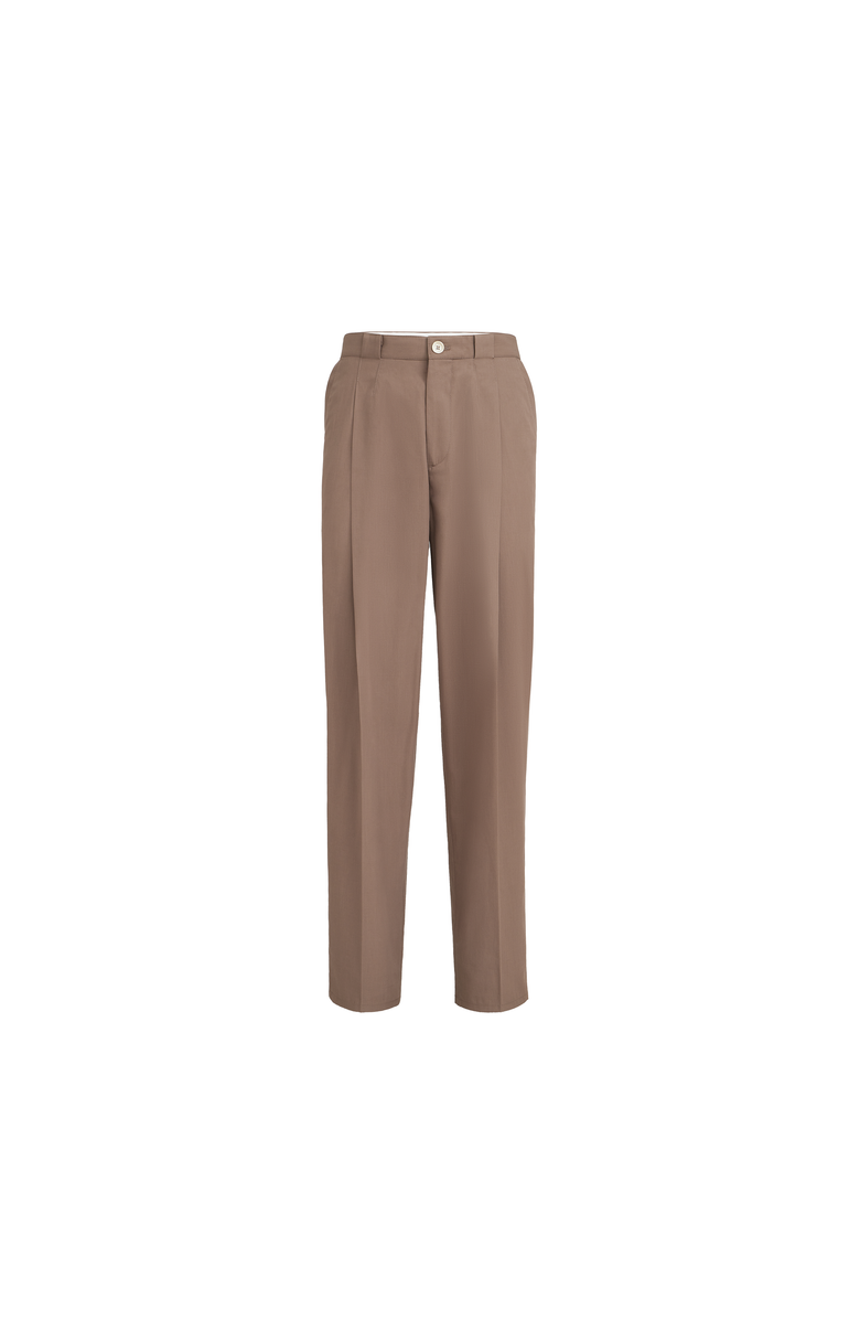 Brunello Cucinelli Cotton twill trousers, Alternate, color, Hazelnut